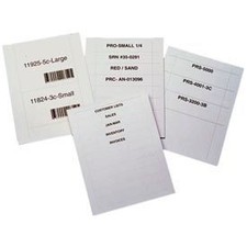 Laser Insert Sheets Letter - Pref. 1-5/8"" x 8"" (300 pcs/pkg)  Inc LI2086