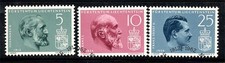 Liechtenstein 1962 Mi. 415-417 Oblitéré 100% Exposition philatélique, célébrités