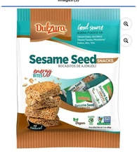Dulzura Borincana Sesame Seed Snacks, All Natural Crunchy bars 3onz