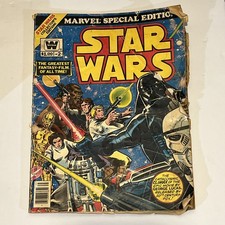 Star Wars Marvel Special Edition Whitman #2 Large 1977 Comic Original BAD READ