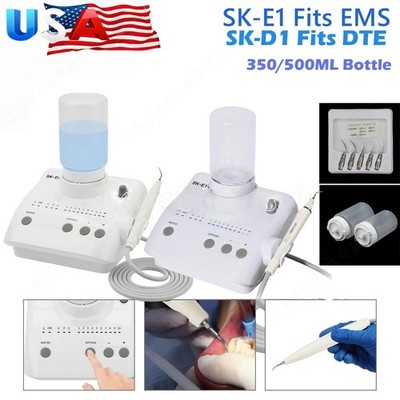 Dental Portable Ultrasonic Piezo Scaler 2 Bottles fit EMS Cavitron / DTE SATELEC