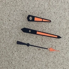 Orange Luminous Watch Hands Replacement Parts For NH35/NH36 Watch Movement