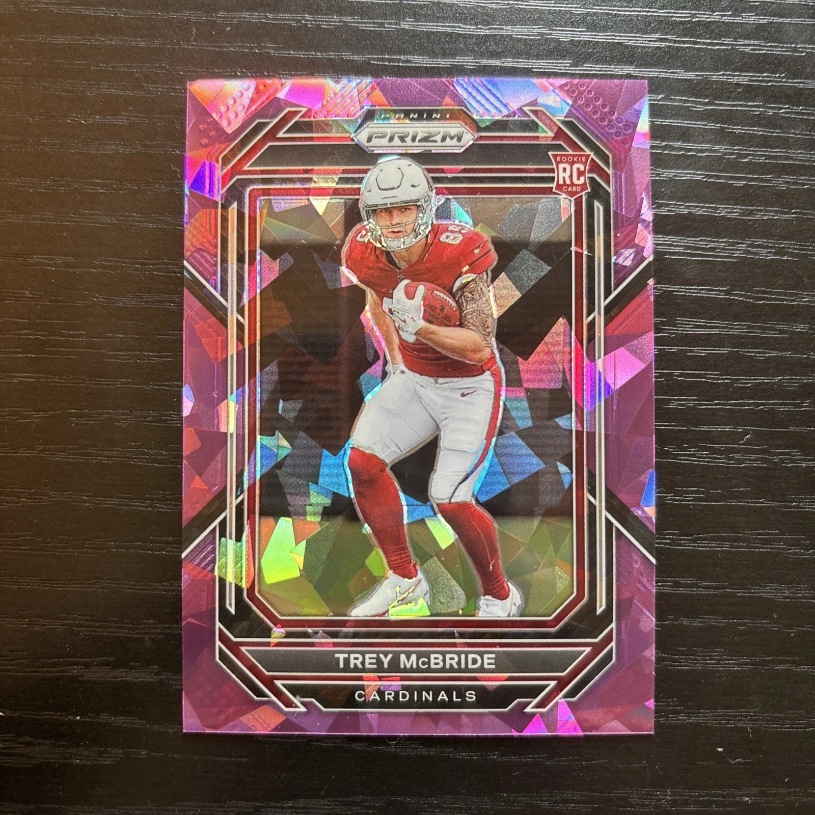 2022 Panini Prizm TREY MCBRIDE Rookie Purple Ice Prizm #'d /225  #327 Rookie RC