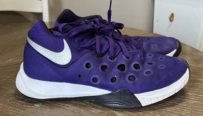 NIKE ZOOM HYPER QUICKNESS PURPLE SNEAKERS SHOES MENS SZ 9