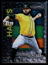 2020 Bowman Platinum Hogan Harris Top Prospects Icy #TOP-47 Oakland Athletics
