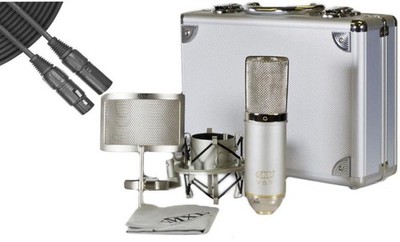 MXL V67g HE Large Capsule Condenser Microphone Heritage Edition w/ Case, Shock M