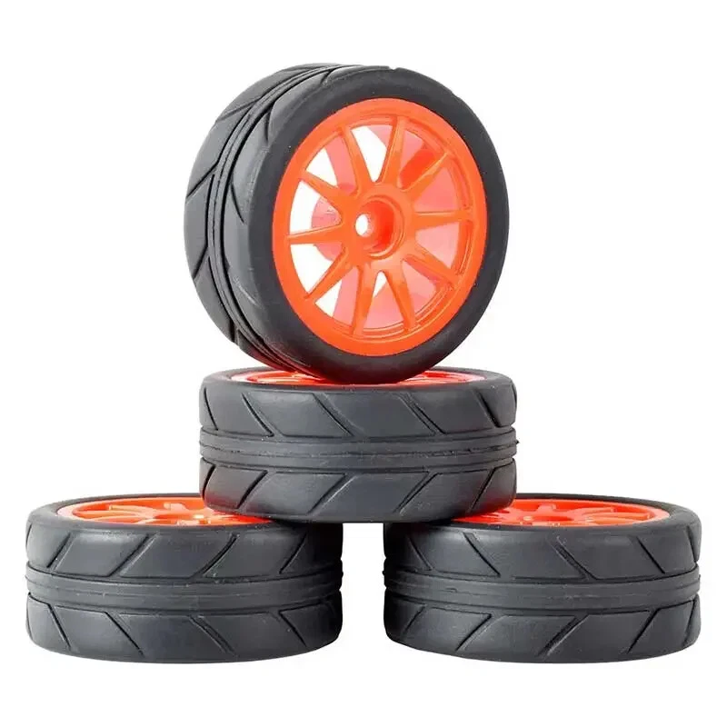 1/10 On road Rc Car Wheels Tires for Tamiya TT01 TT01e TT02 Kyosho HSP HPI MST - Image 4 of 4