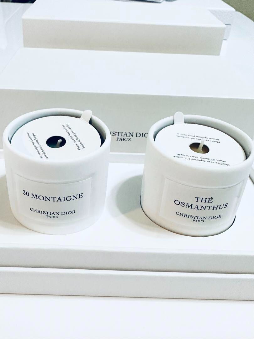 Dior Aroma Candle Platinum Members Only Novelty 30 Montaigne