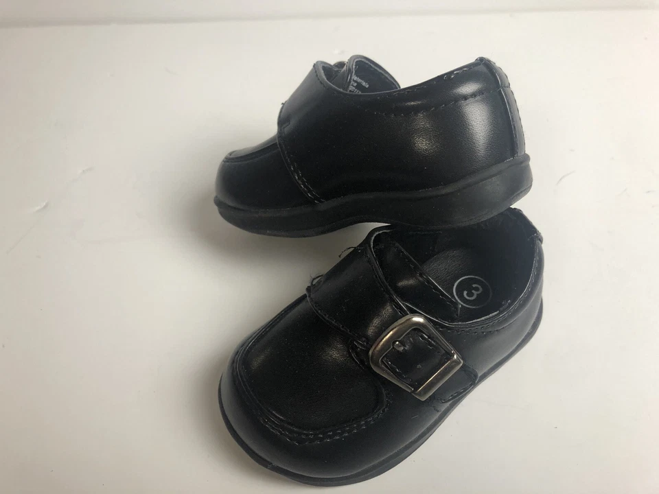 Zapatos de vestir Circo Mick negros Monk Stray bebé niño talla 3 (6-9 meses) Foto 3 de 4