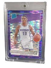 2020-21 Don Russ Optic Robert Woodard II RARE CASE HIT CHECKERBOARD ROOKIE CARD!