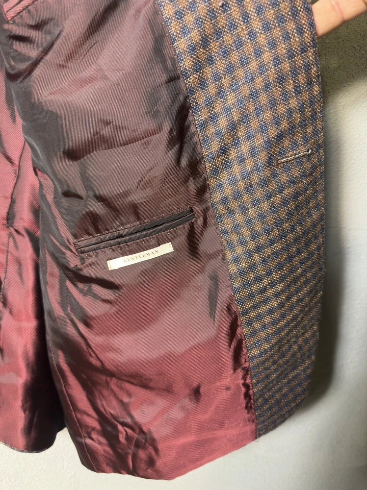 Pal Zileri MCMLXXX джентльмен шерсти шелк Sport пальто Blazer куртка 56 R - Изображение 4 из 4