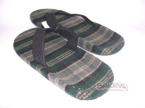 Para Hombre Aeropostale Verde Cuadros Sandalias Flip Flop Nuevo Con  Etiquetas # 7010 | eBay