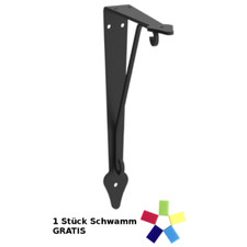 IKEA KROKSHULT Wandregal Konsole Aufsatz Baraufbau Anthrazit Halterung 18x24 cm