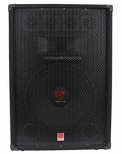 Rockville RSG15.4 15” 3-Way 1500 Watt 4-Ohm Passive DJ/Pro Audio PA Speaker