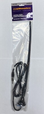 Metra Universal Black Rubber Am/Fm Antenna Top Mount 44UT06R 14'' Inch 25MM Hole