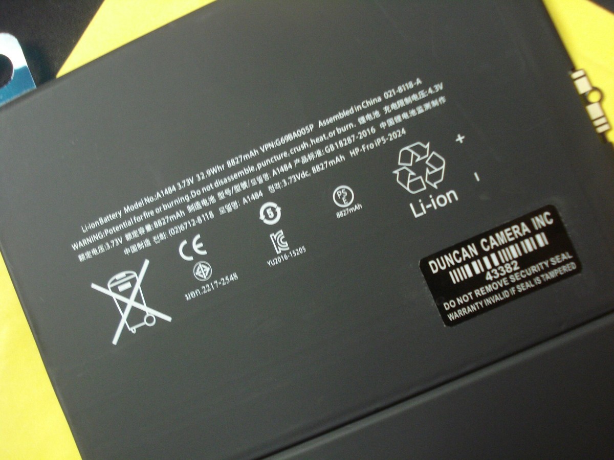 Duotipa Batteria di ricambio EB-BA156ABY, 4900 mAh, compatibile con