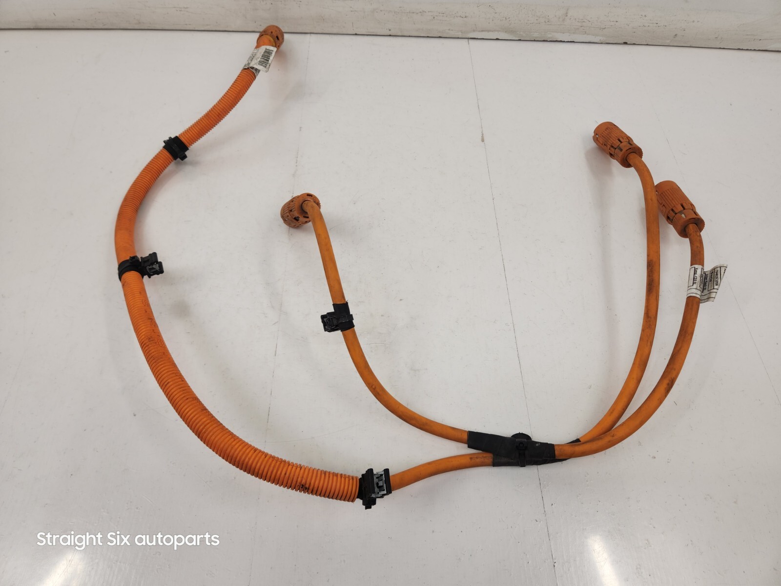✅ 14-20 OEM BMW i8 I12 I15 AC Compressor High Voltage Wiring Harness Pair SET
