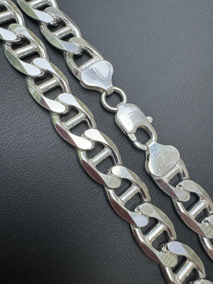 Pulsera Para Mujer En Plata De Ley 925 - Cadena Bordillos Elegante - Regalo Perfecto