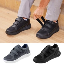 FitVille Diabetic Shoes for Men Extra Wide Width Adjustable Shoe Swollen Feet