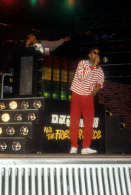 Rap duo DJ Jazzy Jeff And The Fresh Prince as part of the ''Run's - Old Photo 9