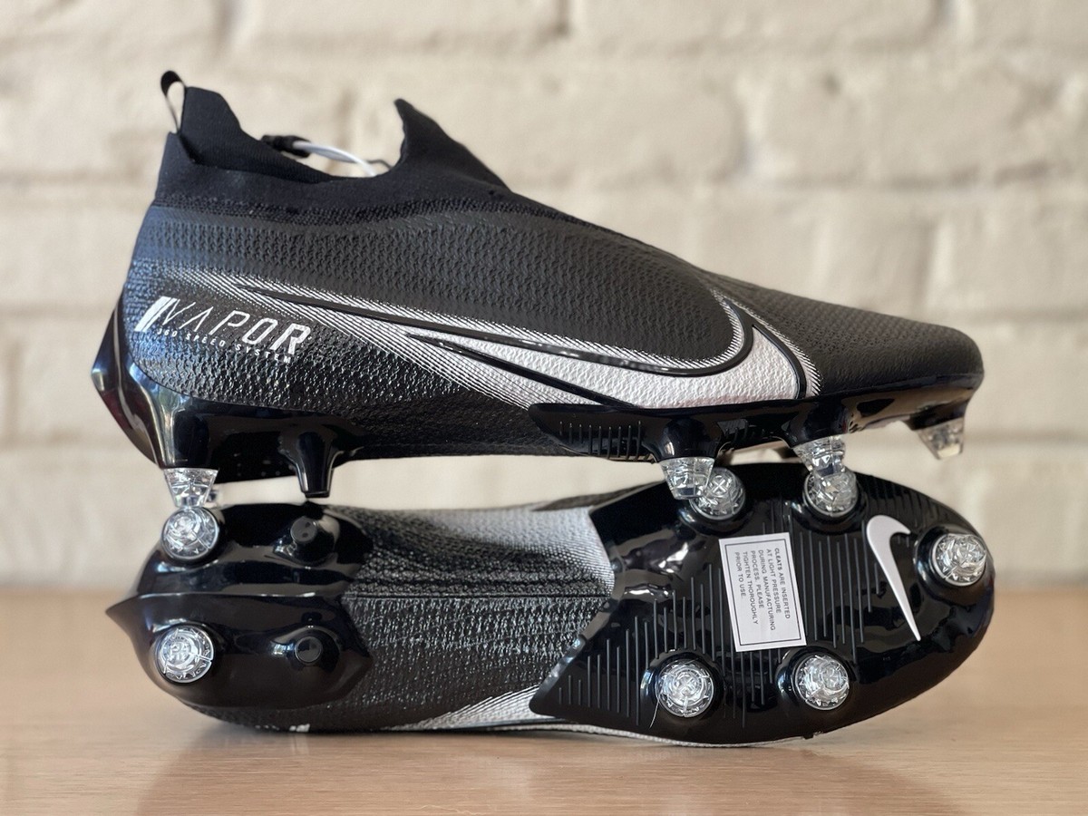 Size 12.5 - Jordan Men’s Vapor Edge Elite 360 Flyknit Football Cleats Black Nike Vapor Edge Elite 360 P Football Cleats CV6282-009 Black  main image 3