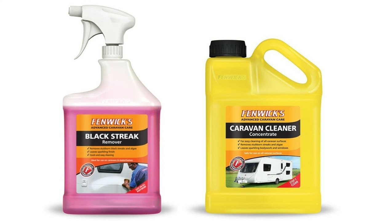 Fenwicks Caravan Cleaner Litre Black Streak Remover Litre Pack