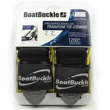 Boatbuckle F17631 Pro Series Kwik Lok Transom Tie-Downs Pair