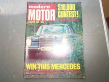 MODERN MOTOR MAGAZINE JAN. 1969 TOYOTA COROLLA AUSTIN 1800 MERCEDES 280SS MOKE
