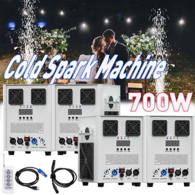 UKING Cold Spark Machine 700W Stage Effect DMX Firework DJ Wedding 6.6-16.4ft