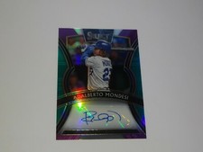 2020 Select ** TRI COLOR PRIZM AUTOGRAPH ** Adalberto Mondesi #D / 25 PACK FRESH