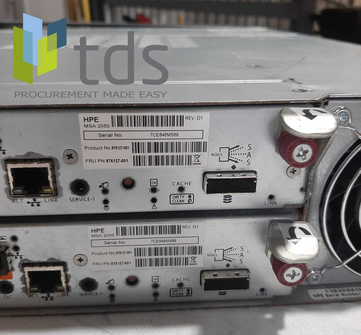 HP 876127-001 Modular Smart Array 2050 San Dual Controller