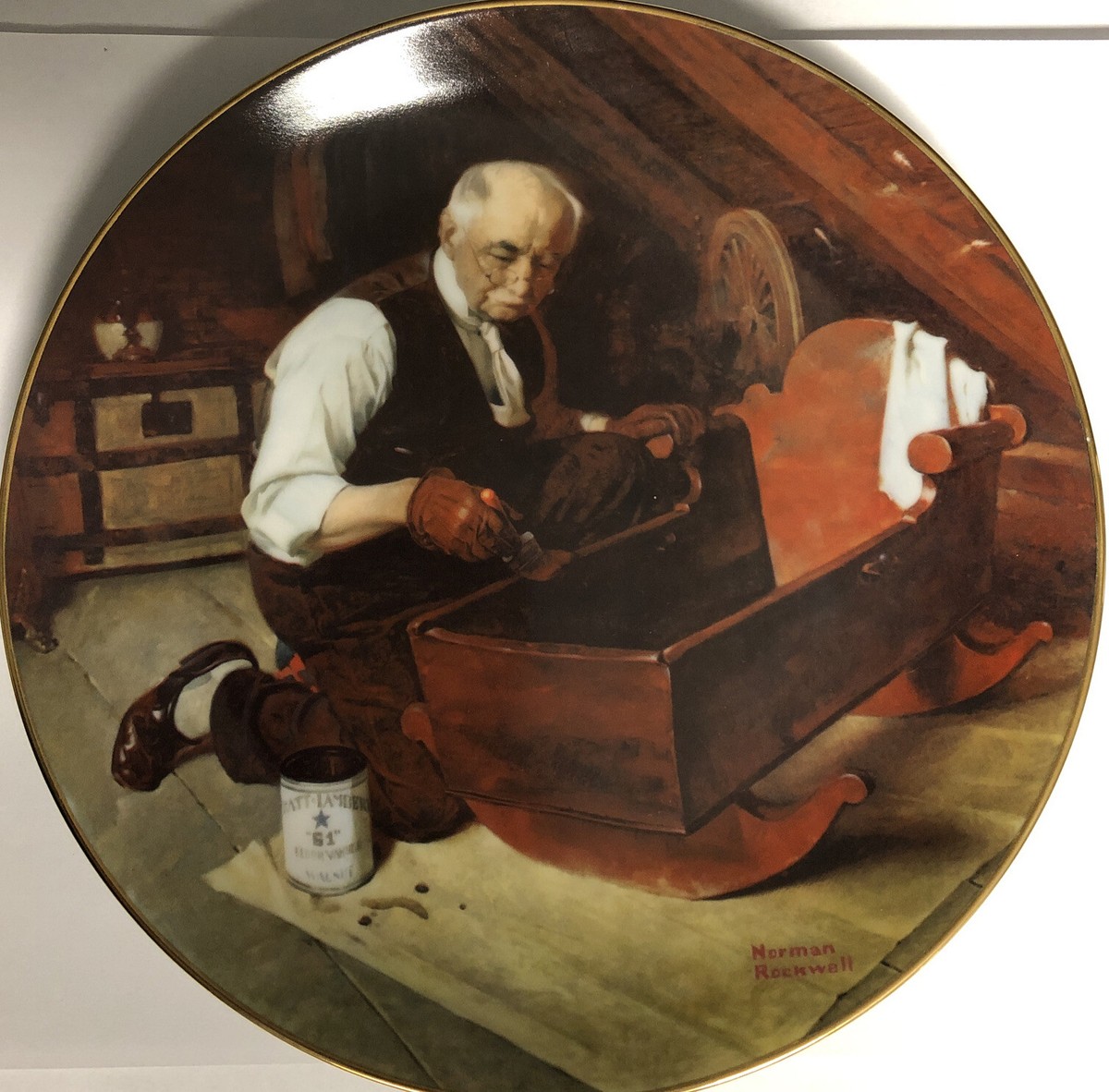 Edwin M Knowles 1854 China Company (Grandpa's Gift By Normal