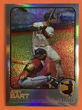 2022 Heritage High Number Base Chrome Silver Refractor #559 Joey Bart #/373