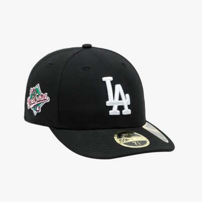 New Era ''2025'' MLB World Series LA Dodgers Low Profile Size Cap, Black