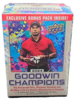 2024 Upper Deck Goodwin Champions Factory Sealed 7 Pack Blaster Box 35 Cards