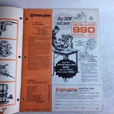 Flying Chips And Delta Gram July August 1963 A Rockwell Publication Woodworking