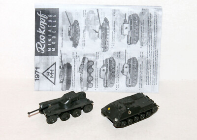 ROSKOPF FIGHTER TANK MISSILE SS11 GERMAN + ARMORED TANK RECONNAISSANCE EBR 75A
