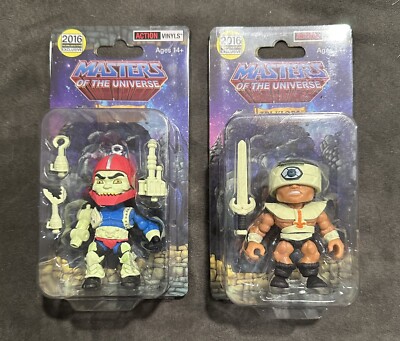 2 Loyal Subjects Masters Of The Universe MOTU Trapjaw & Tri Klops Figures GID