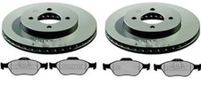 FORD FUSION FRONT BRAKE DISCS AND PADS 2002 - 2007 (258mm)