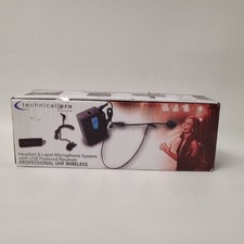 Technical Pro Wmu95 Headphone & Lapel Microphone System With Usb Receiver