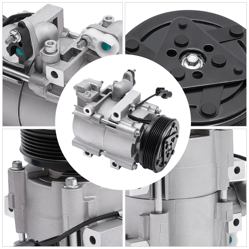 Compresor de aire acondicionado con embrague CO 10973C para Kia Sedona 2002 2003 2004 2005 3,5 L OEM# Foto 2 de 4