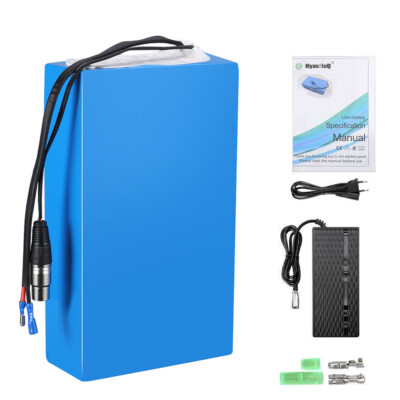 E Bike Akku 48V 20Ah 960Wh EBike Umbausatz Li-ion Akku Batterie mit Ladegerät