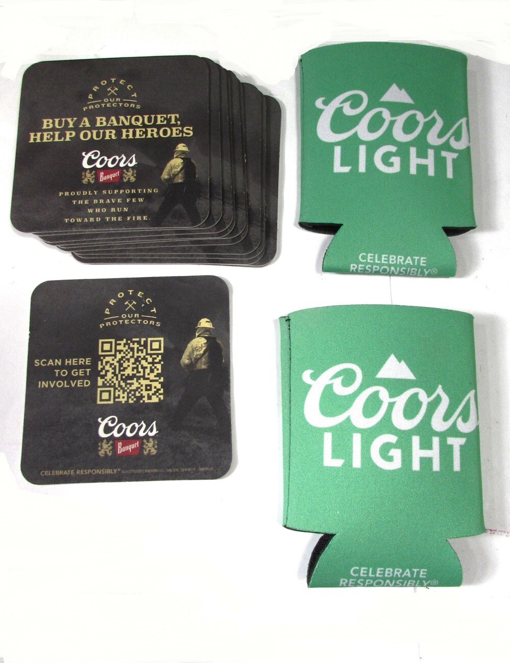 Set 12 New COORS BANQUET COASTERS & 2 COORS LIGHT BEER KOOZIES eBay