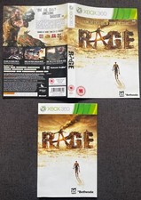Rage (Microsoft Xbox 360) *Manual And Box Art Insert Only* - VGC