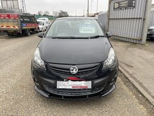 Fits VAUXHALL CORSA 2006-2014  FRONT ABS GLOSS BLACK SPLITTER BUMPER LIP