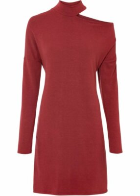TRAUMHAFTES KLEID MIT CUT OUT IN ROT  IM SUPER DESIGN Gr.36/38 NEU -3307