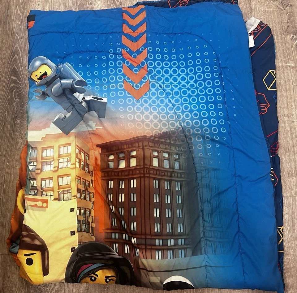 Manta edredón reversible multicolor vintage The Lego Movie Theme Foto 4 de 4