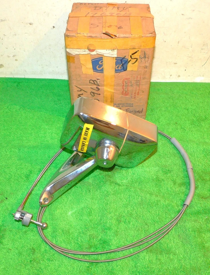 Mercury Monterey 1971 1972 personalizado Marquis Brougham nuevo de Lote Antiguo LH espejo de puerta remoto Foto 2 de 4