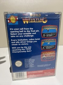Tecmo World Wrestling Nintendo NES Boxed with Manual  PAL A Uk