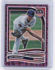 2024 Panini Stars & Stripes #119 Zach Strickland Purple Disco #/99